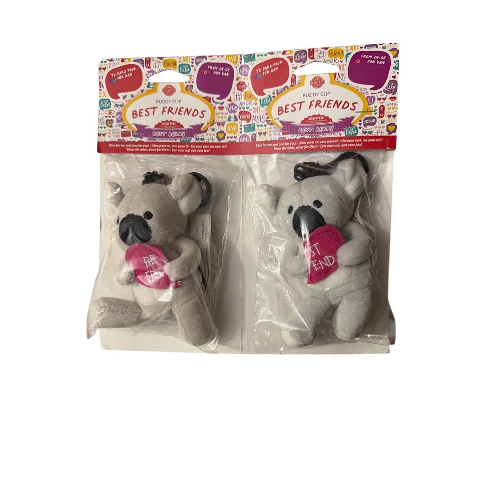 Scentsy Buddy Clip Best Friends Koala Best Berry Scented Plush 2-Pack New - Picture 4 of 7
